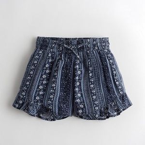 Ultra High-Rise Ruffle-Hem-Short